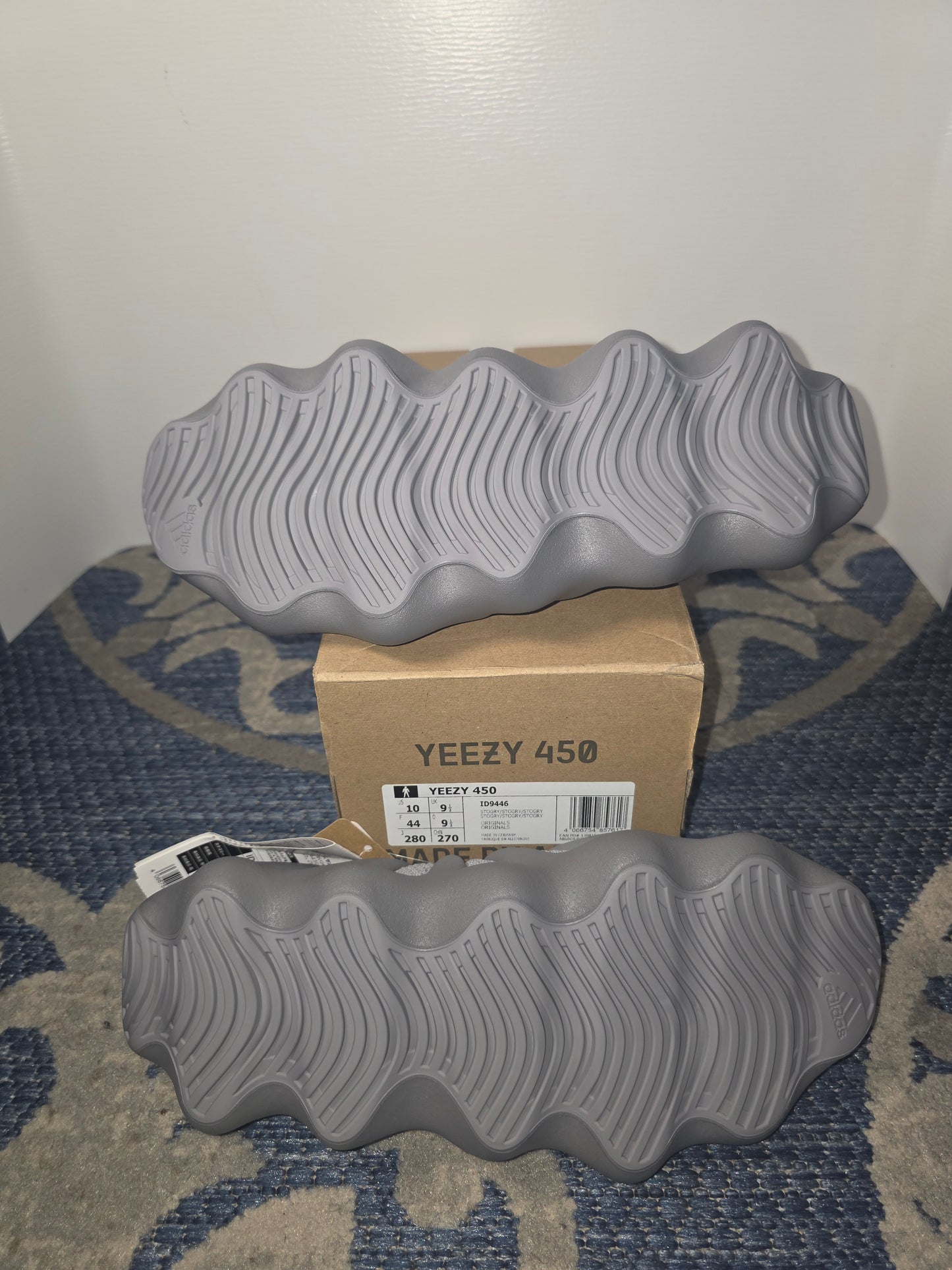 Yeezy 450 (ID9446) Storm Grey New with Box
