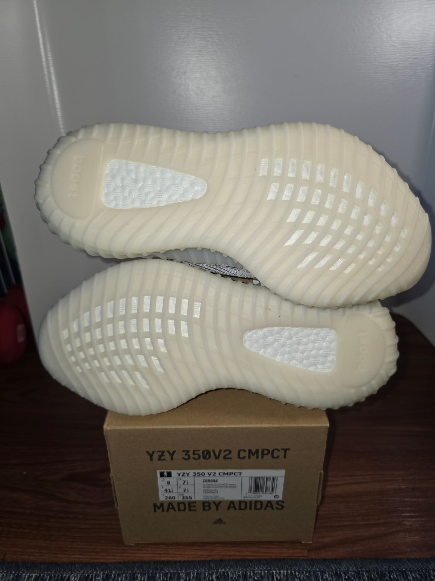 Yeezy 350 V2 Compact Slate Panda new with Box