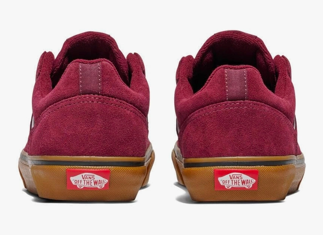 Vans Men's Seldan Shoe | Retro Tennis Inspired Sneakers for Fashion, Work & Everyday Wear, Suede Gum Port Mens Size 10