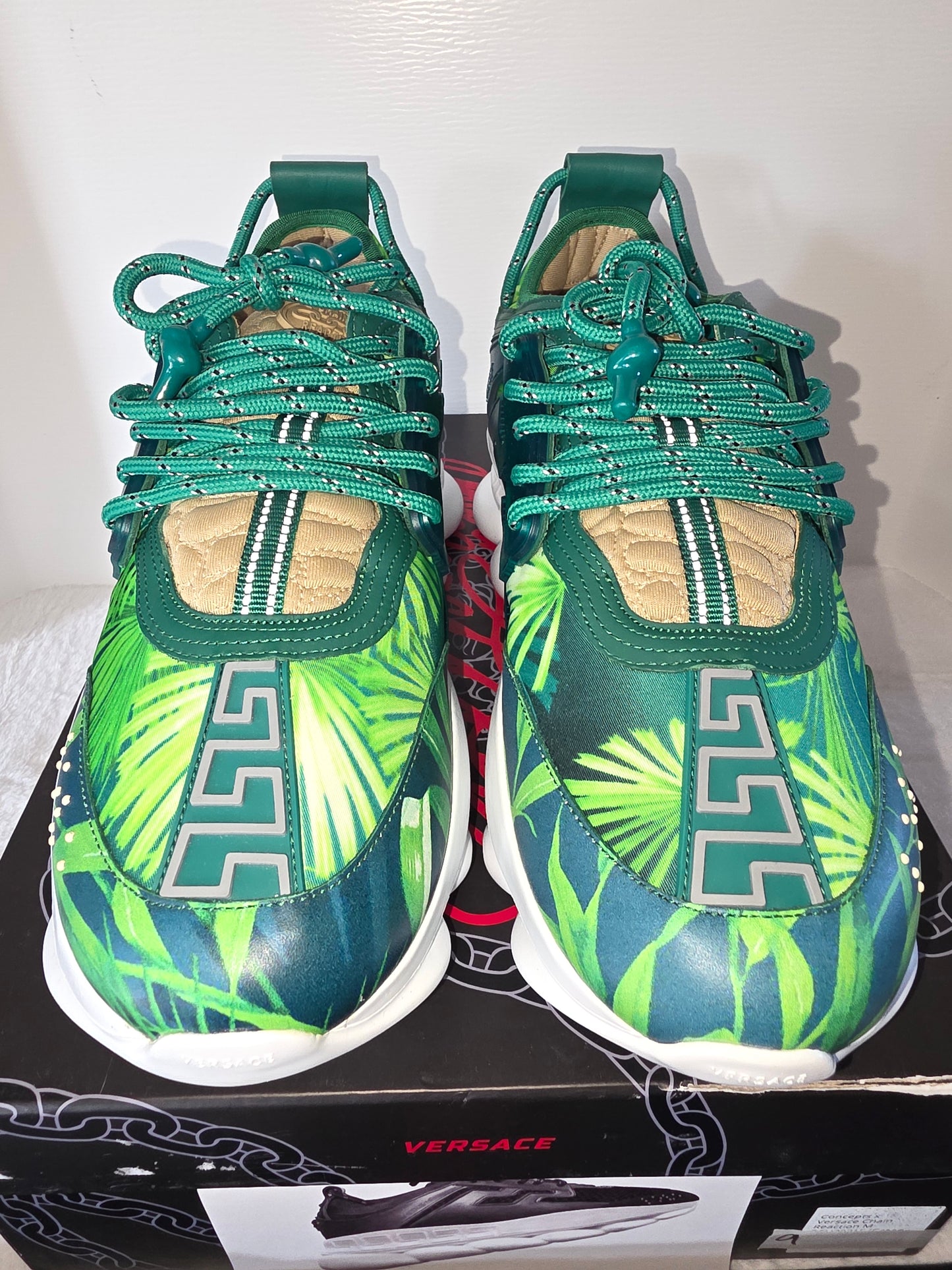Concepts × Versace Chain Reaction M Leather Trainers