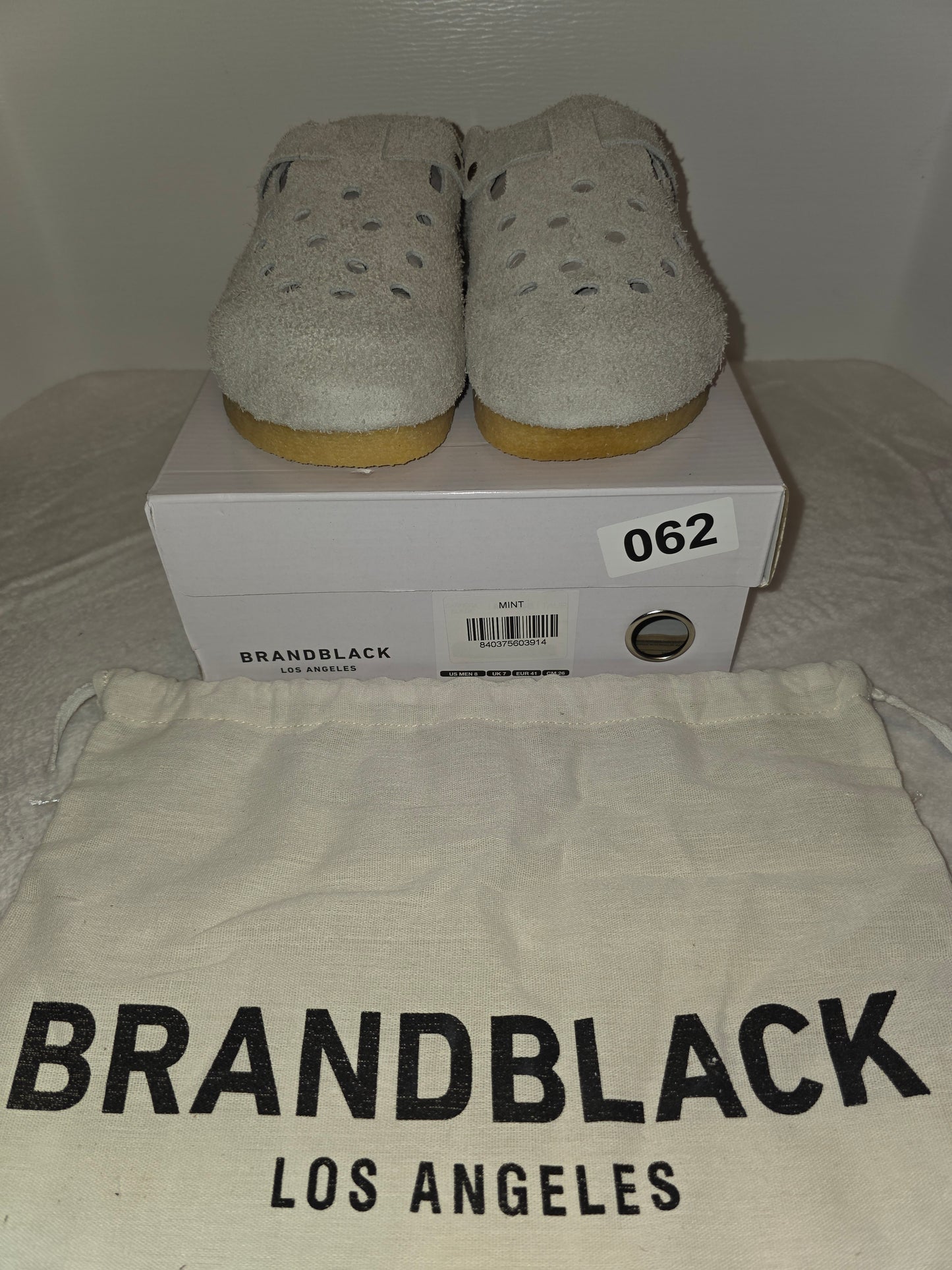 BrandBlack Los Angeles Carrera Suede Sandle, High quality, Unisex, New with Box