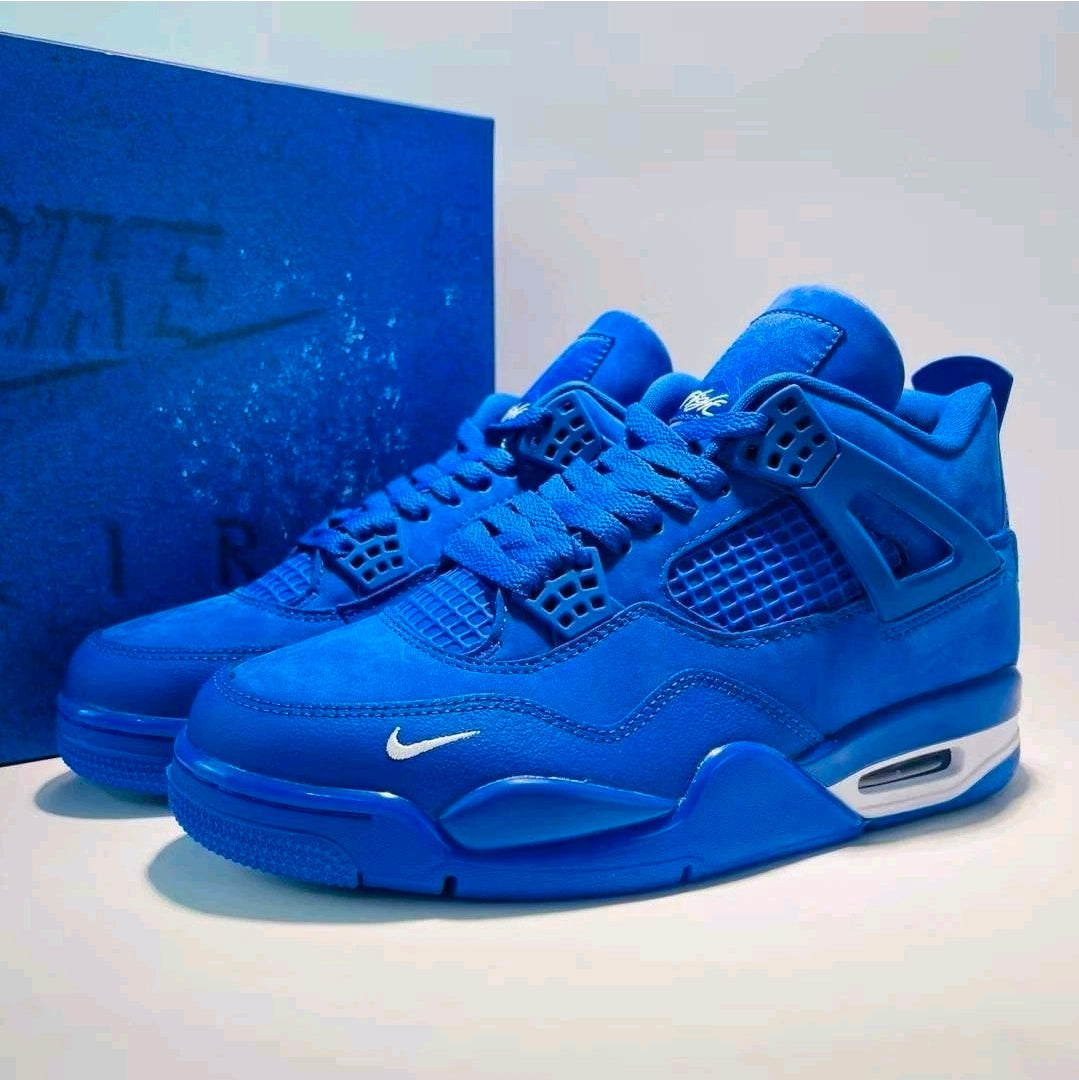 Nigel Sylvester x Air Jordan 4 Retro OG SP 'Brick By Brick Blue' HF4340-400 Mens Size 9