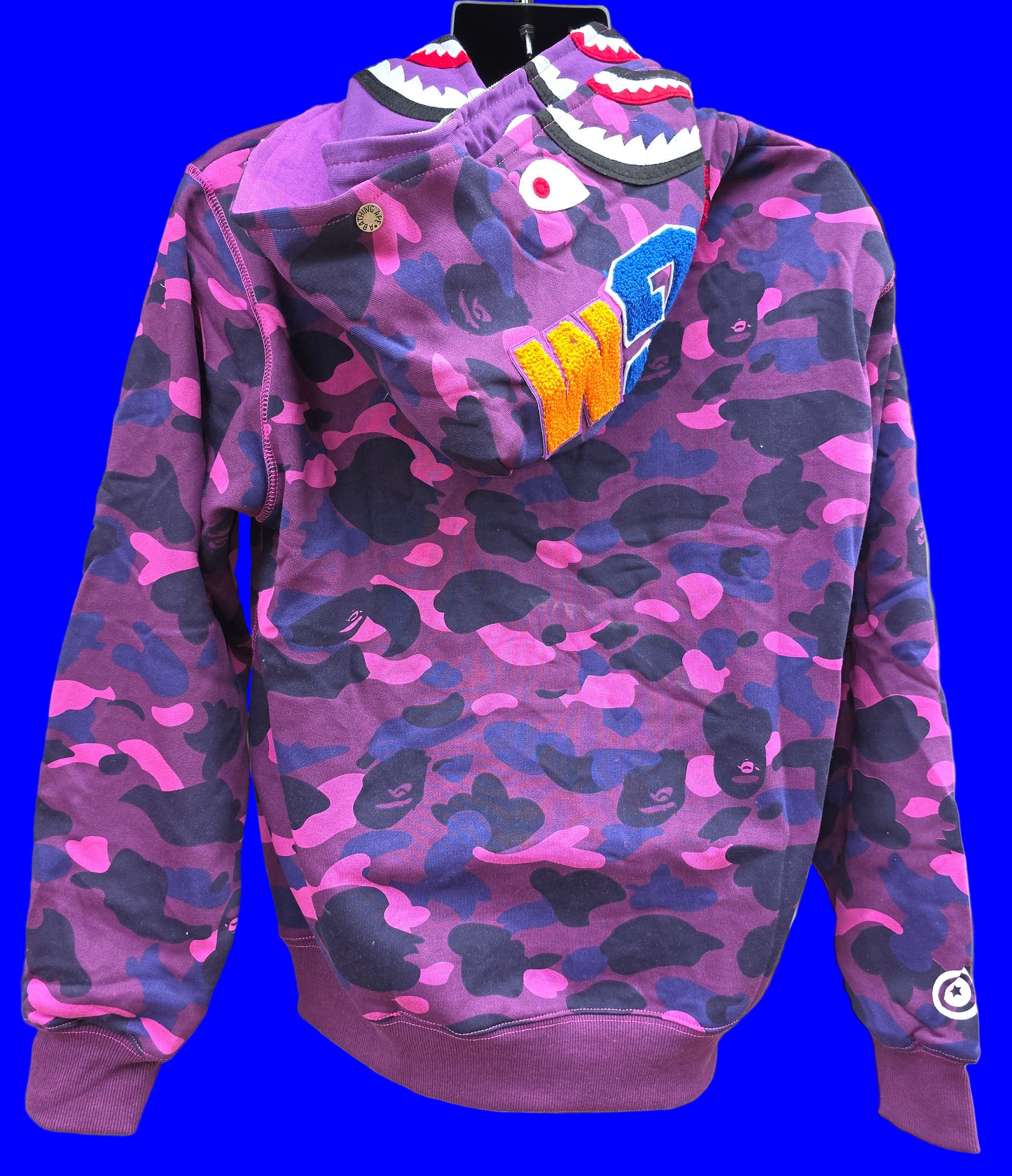 BAPE, Color Camo Shark Full Zip Hoodie (FW24) fitted Size XL and 2XL (Fits 1 size small)