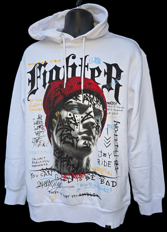 Men's size Small                       Left Point "NEW FACE" Hoodie