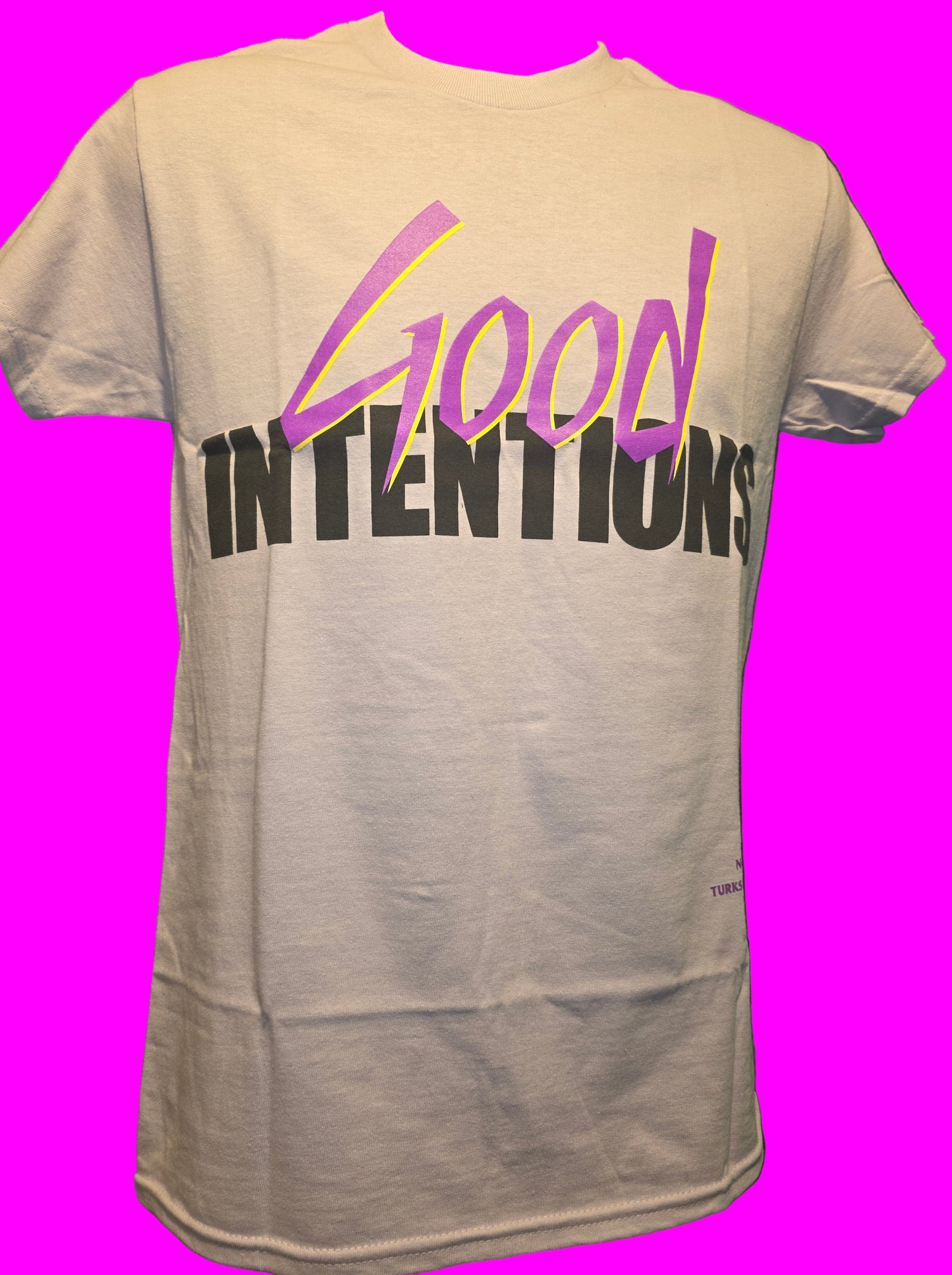 Vlone X Nav Good Intentions Doves T-Shirt Men's Size Small Purple Rap Tee