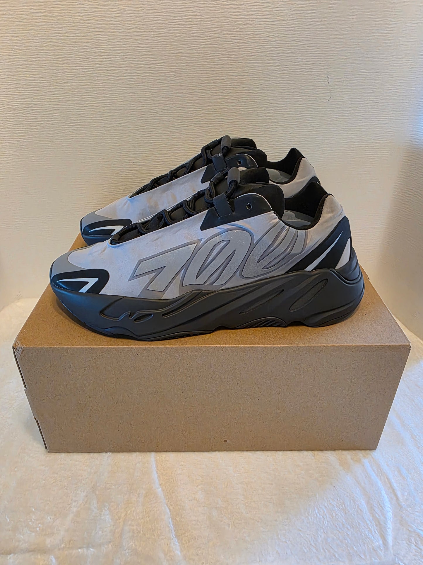 Yeezy 700 MNVN Colorway Metal (GW9524) Unisex New in Box, Slip On