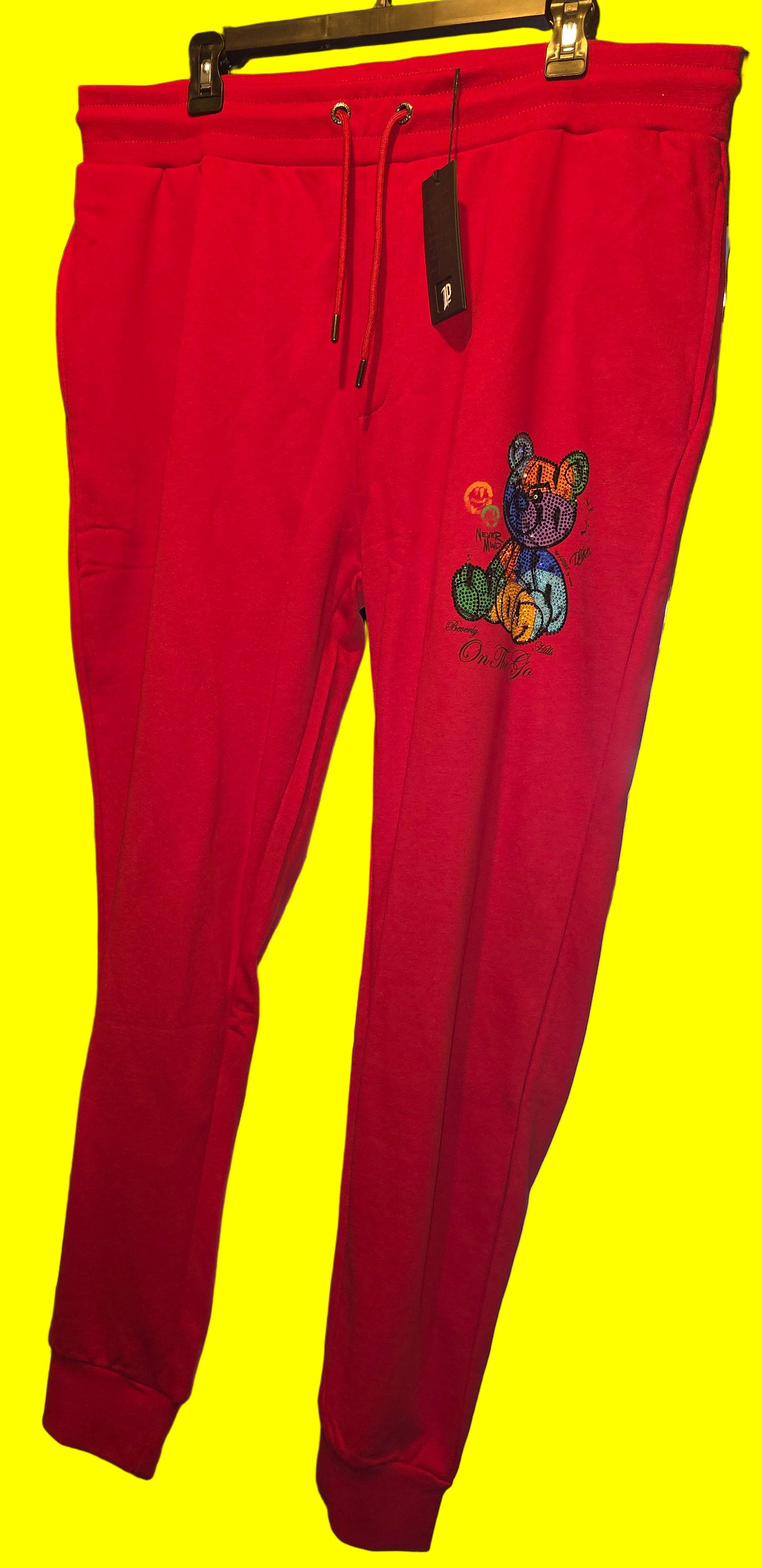 Left Point Sweat Pant Bear in Emotions Size 3XL