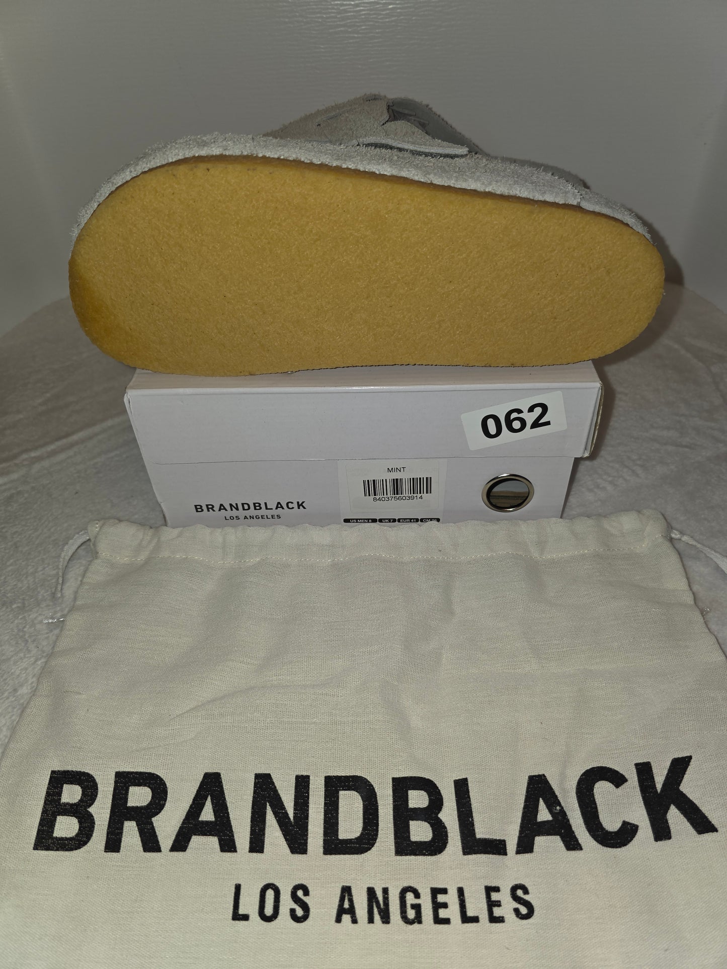 BrandBlack Los Angeles Carrera Suede Sandle, High quality, Unisex, New with Box
