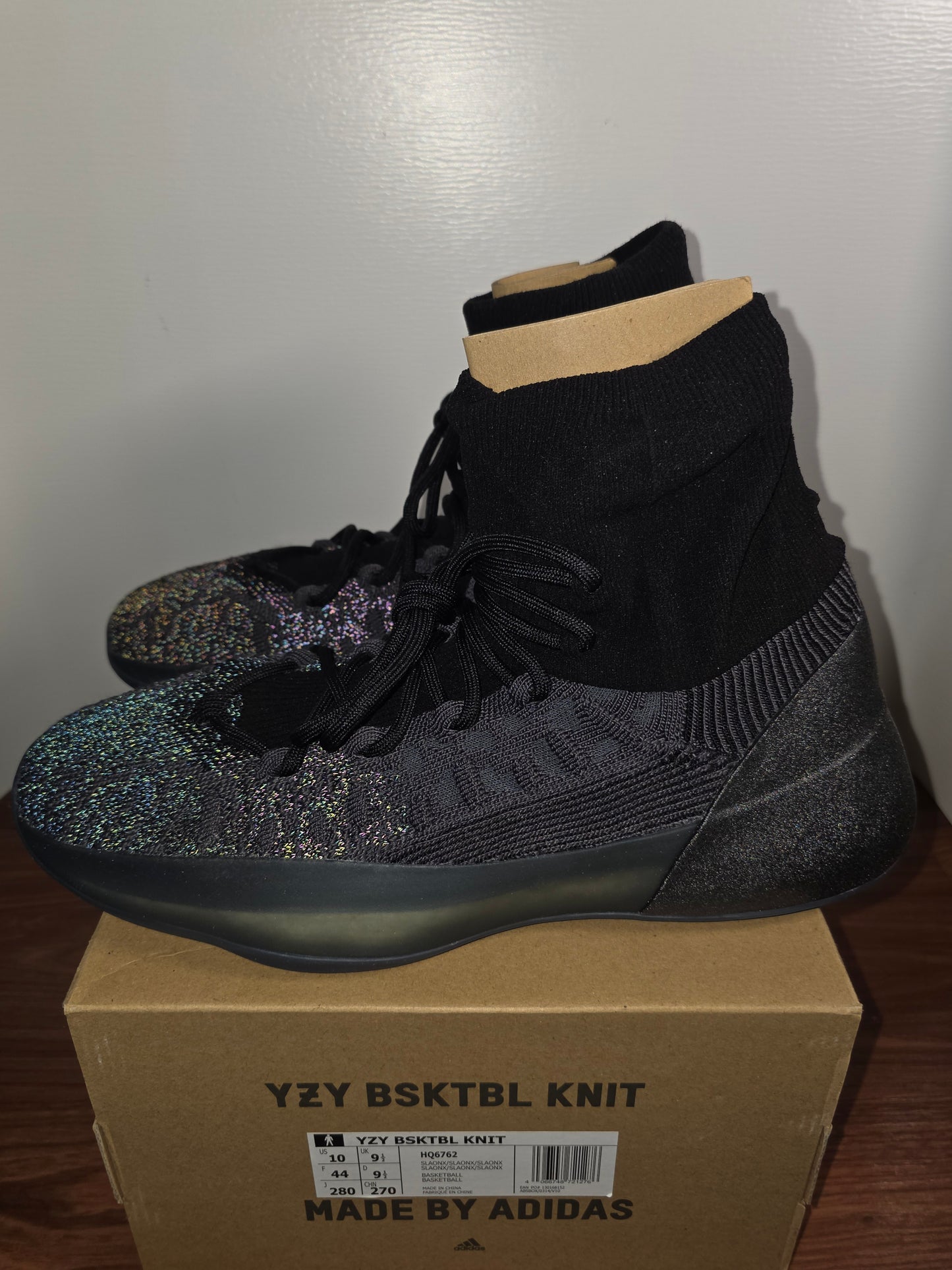 Yeezy Basketball Knit in Slate Onyx, (HQ6762) New with Box