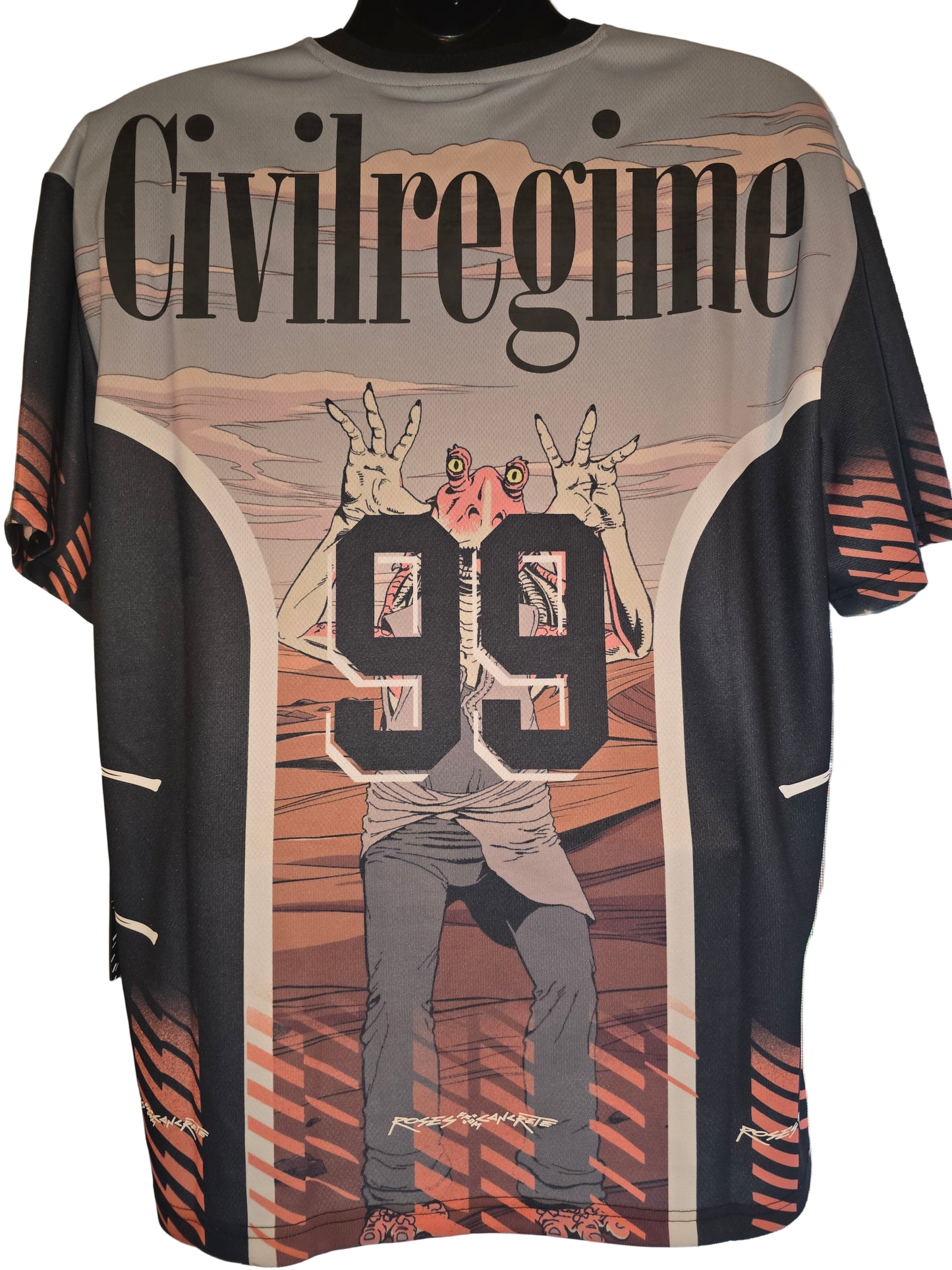 Men's Size Medium                  Civil Regime x Star Wars JarJar Binks Jersey RARE