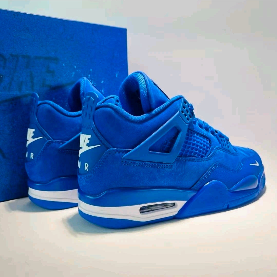 Nigel Sylvester x Air Jordan 4 Retro OG SP 'Brick By Brick Blue' HF4340-400 Mens Size 9