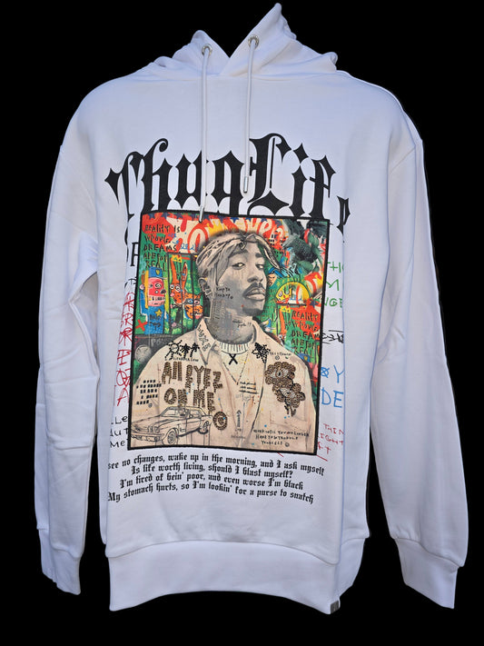 Men's Size Small                        Left POINT TUPAC HOODIE