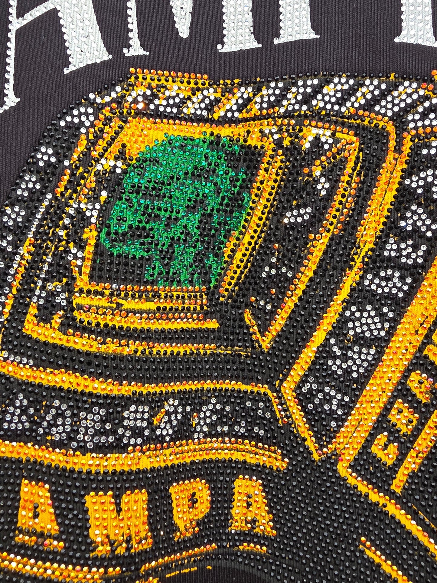 Left Point Men's Rhinestone Champions Ring Sweater Crewneck Size 2XL