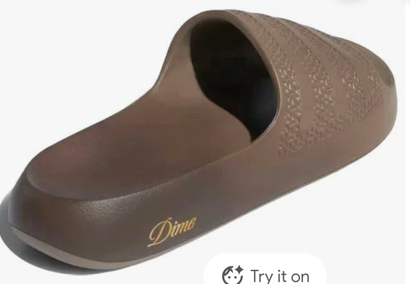 The adidas x Dime Ayoon Slide in 'Simple Brown' Women's size 11