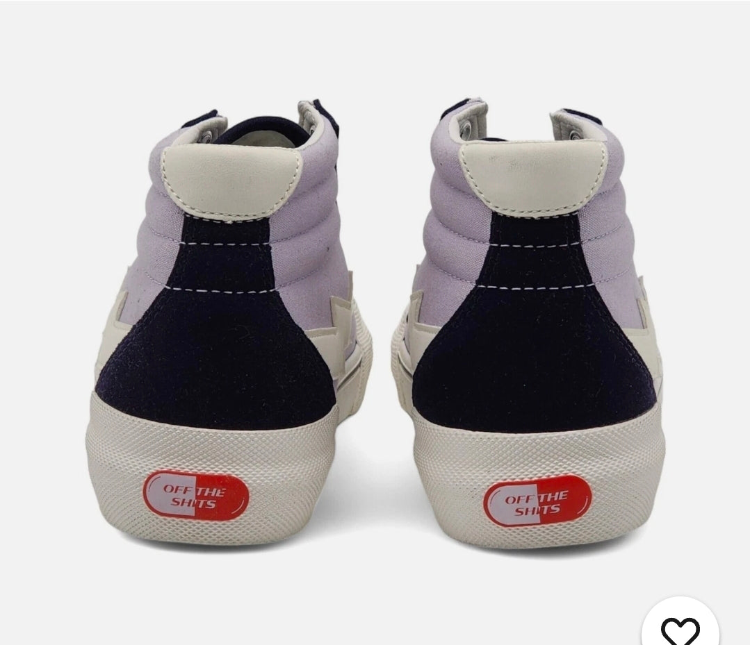 Revenge x Storm Vol. 2 Hi Top Sneakers - Fabric - Lilac NWB Men's Size 10