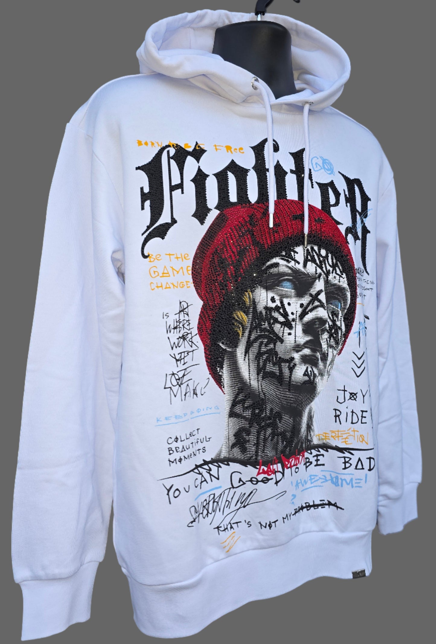 Men's size Small                       Left Point "NEW FACE" Hoodie