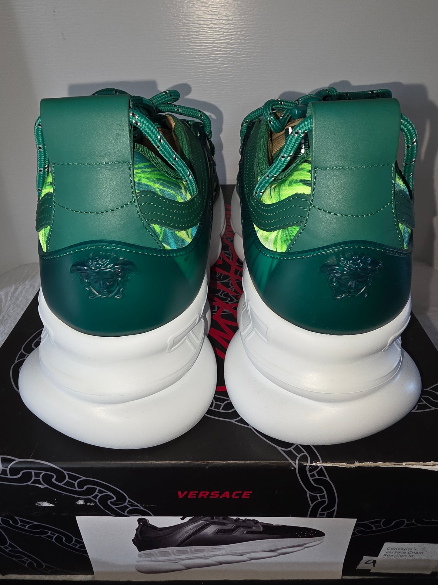 Concepts × Versace Chain Reaction M Leather Trainers