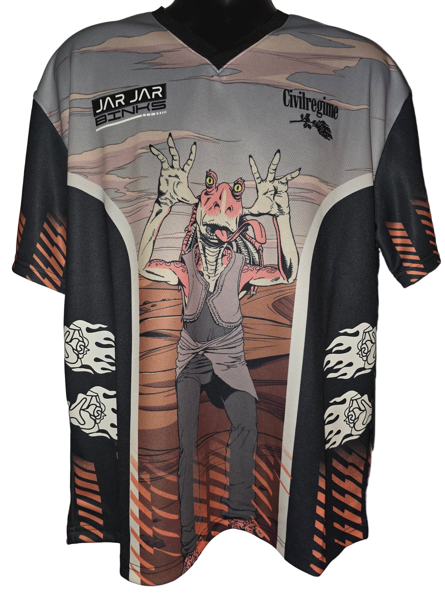 Men's Size Medium                  Civil Regime x Star Wars JarJar Binks Jersey RARE