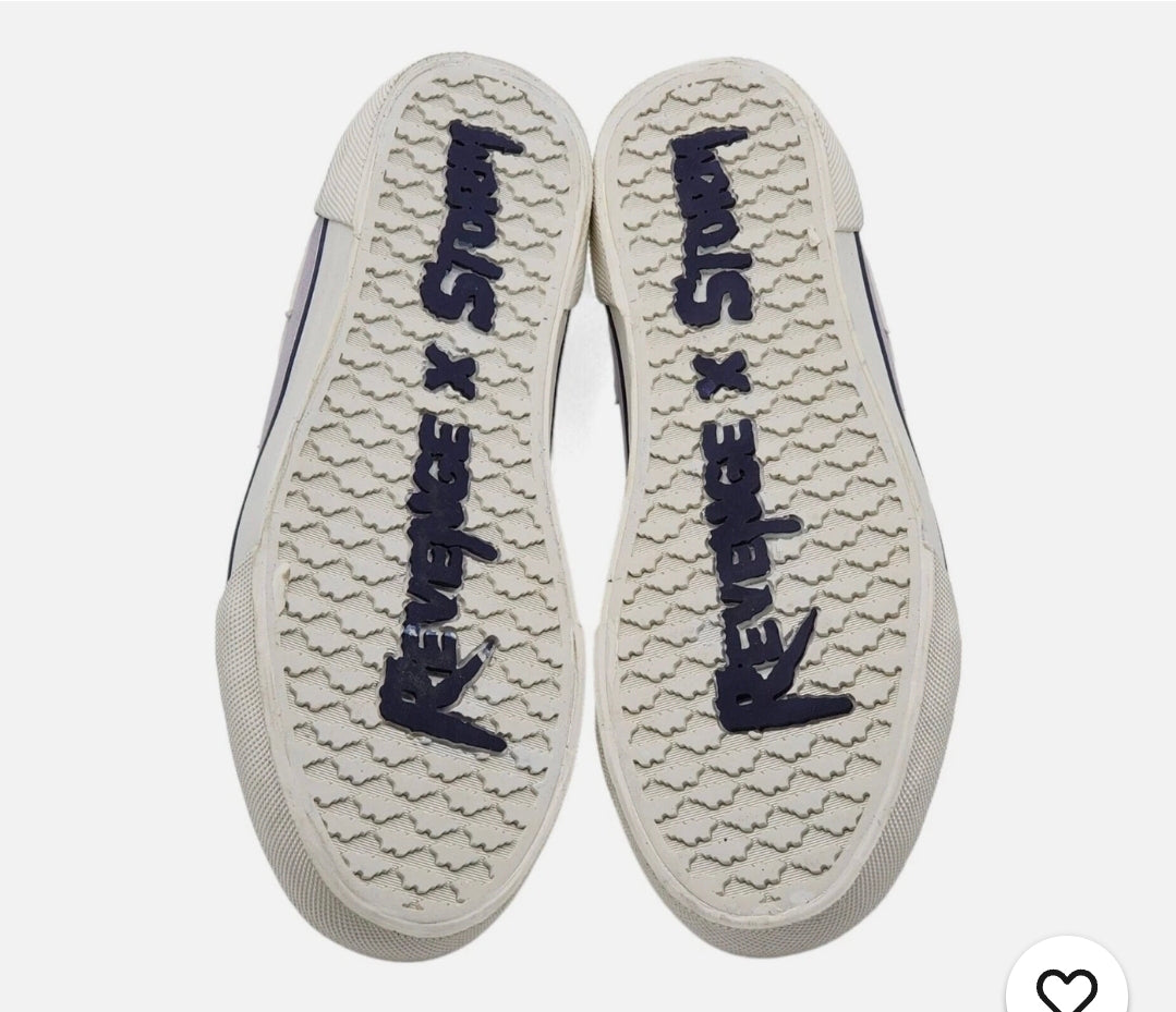 Revenge x Storm Vol. 2 Hi Top Sneakers - Fabric - Lilac NWB Men's Size 10