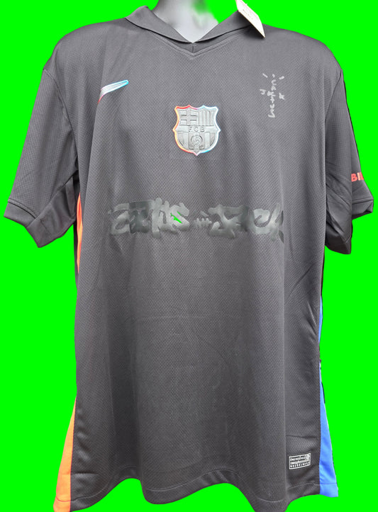 NIKE FC Barcelona X Cactus Jack Away Match Jersey | Travis Scott Men's Size 2XL Pedri #8