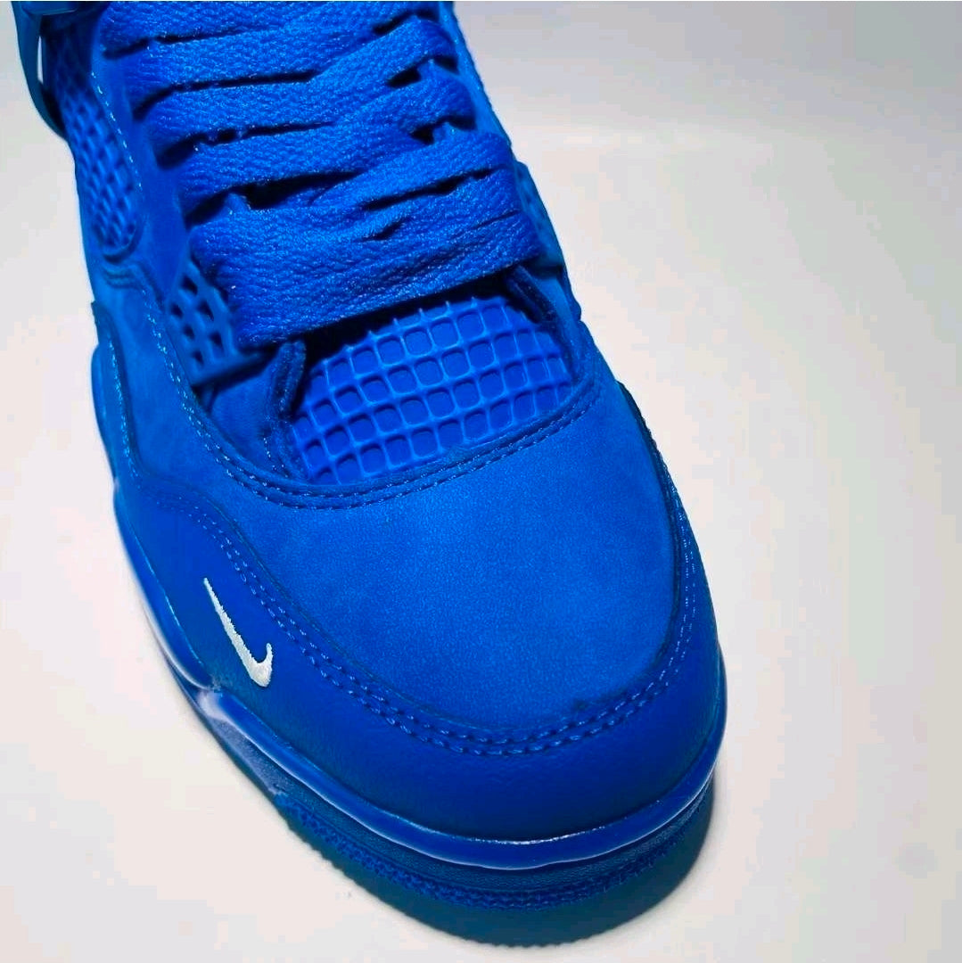 Nigel Sylvester x Air Jordan 4 Retro OG SP 'Brick By Brick Blue' HF4340-400 Mens Size 9