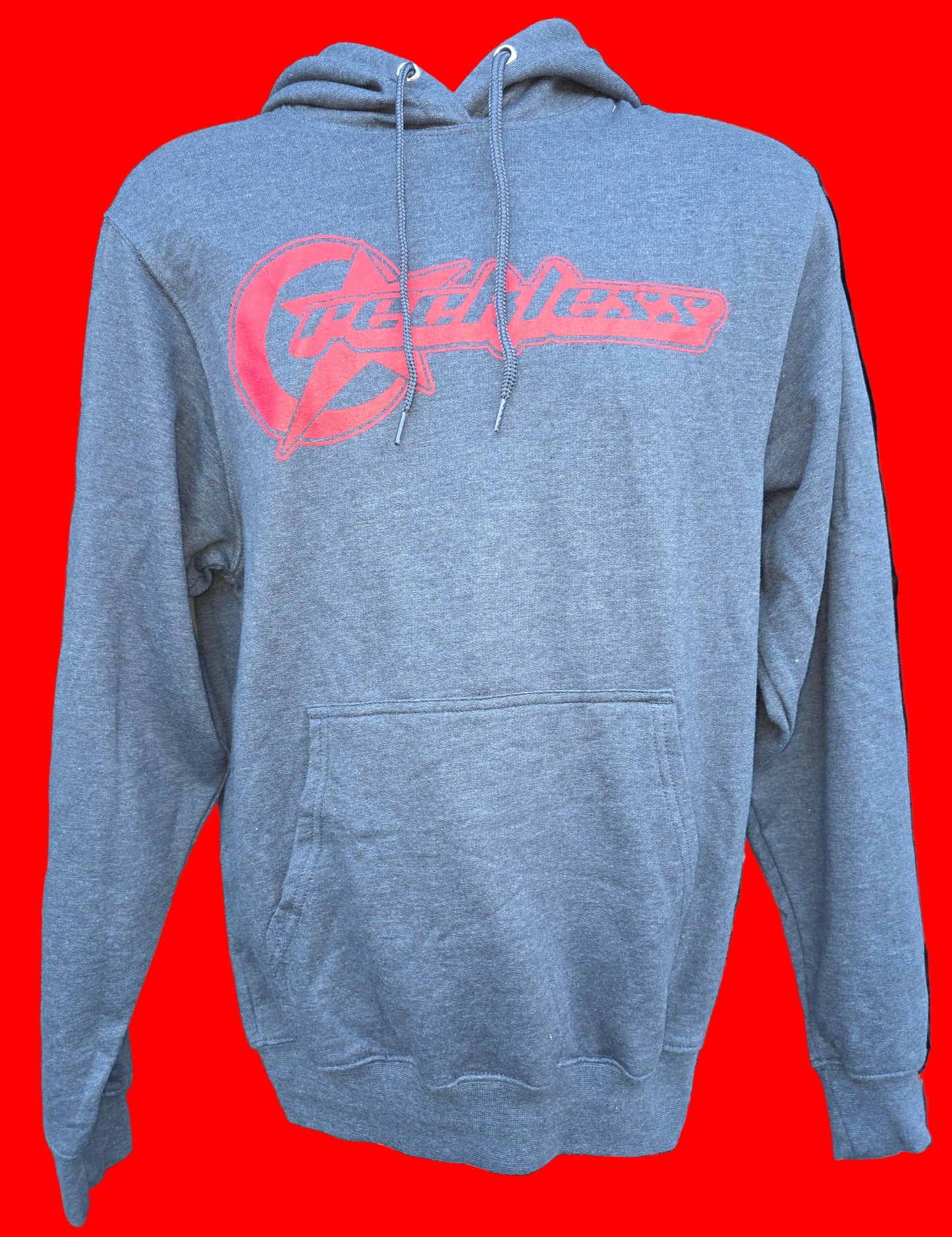 Young and Reckless Gray Pullover Hoodie size Small
