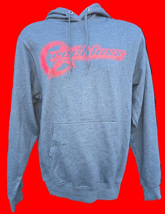 Young and Reckless Gray Pullover Hoodie size Small