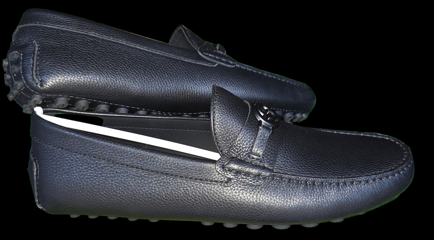 Gucci
Men's Havel Interlocking G Leather Drivers Black Size 11