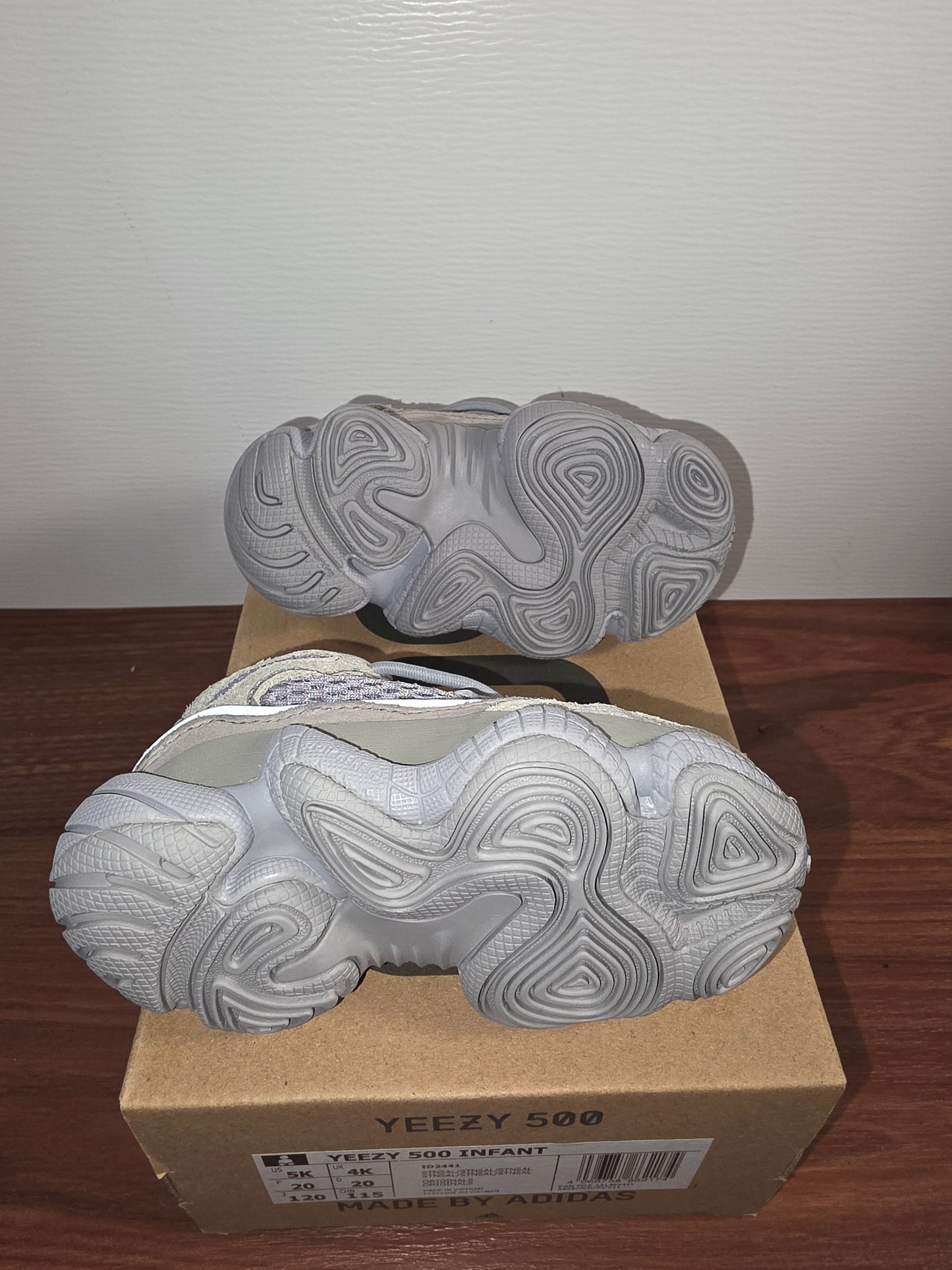 Yeezy 500 Infant (ID2441) Stone Salt New with Box