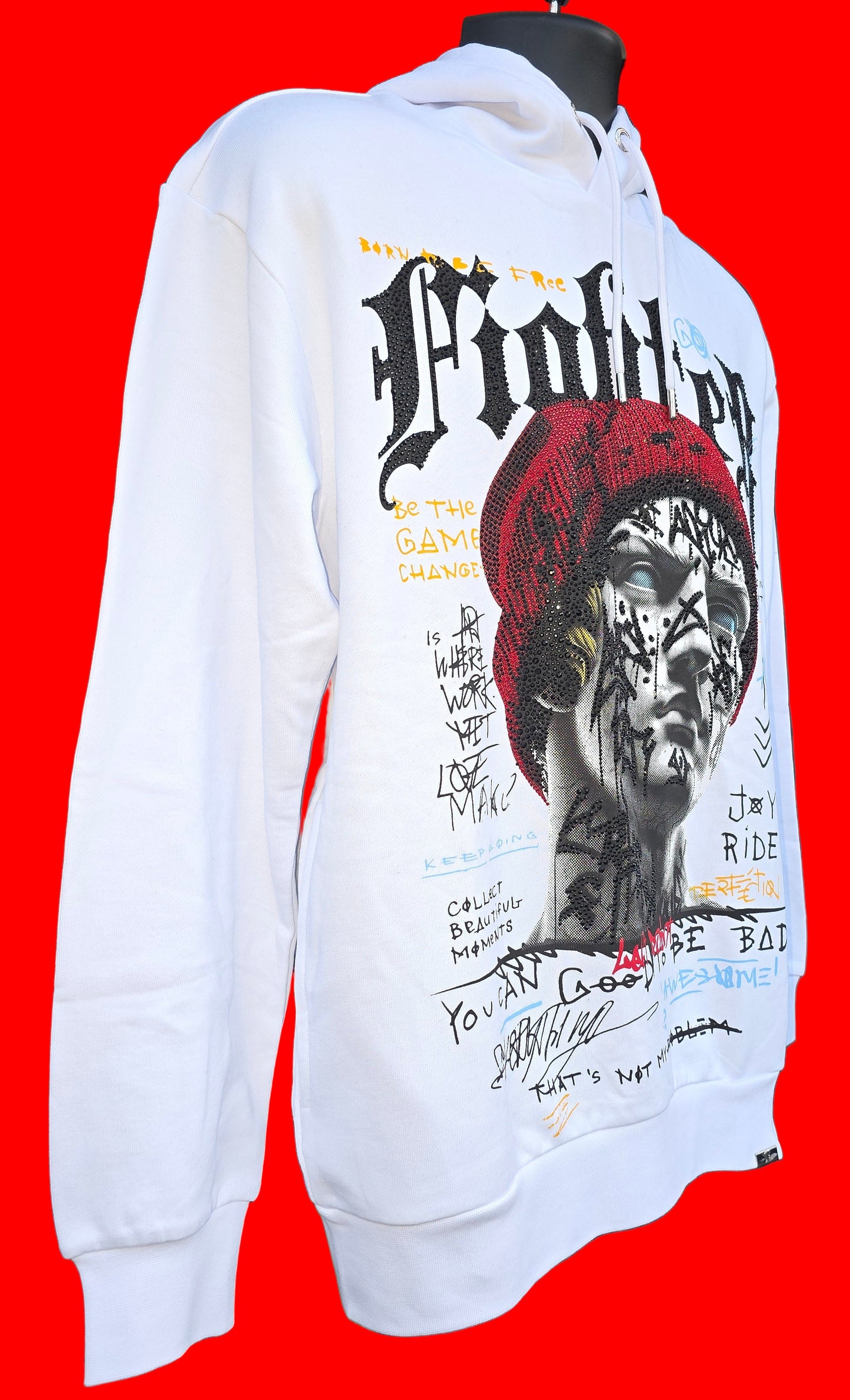 Men's size Small                       Left Point "NEW FACE" Hoodie