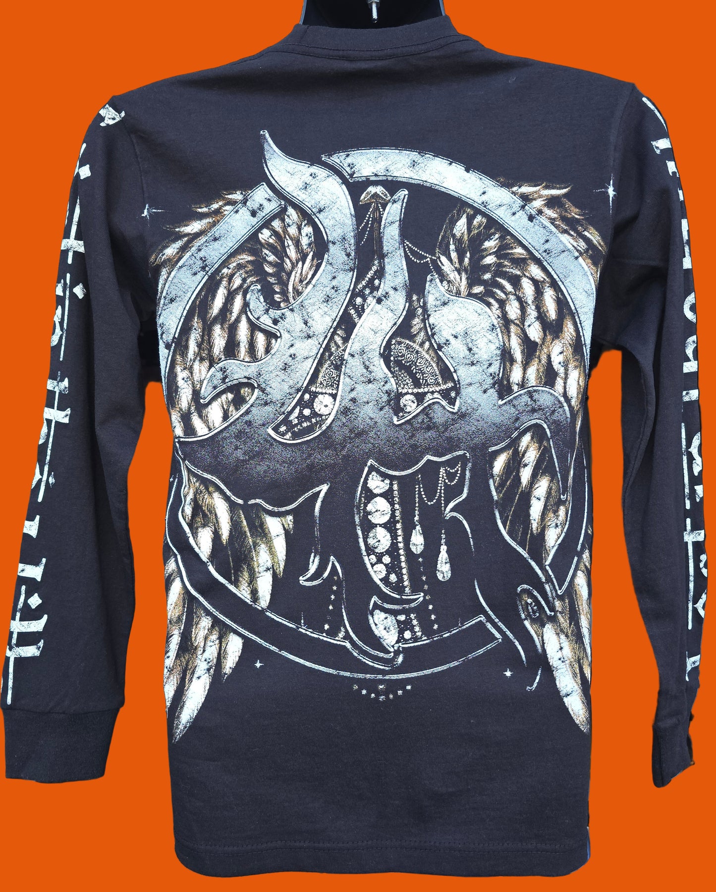 Lost in the Hills Jesus Crucifixion Long Sleeve T-shirt Size Small