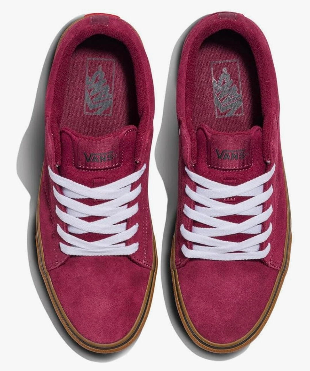 Vans Men's Seldan Shoe | Retro Tennis Inspired Sneakers for Fashion, Work & Everyday Wear, Suede Gum Port Mens Size 10