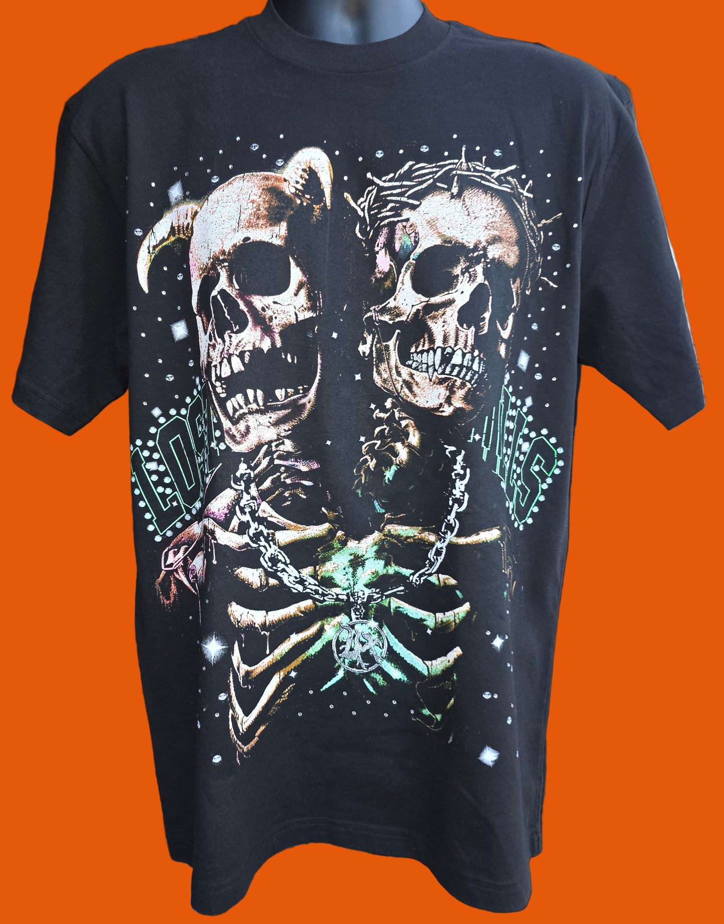 Lost Hills Twins Tee Black Size Medium