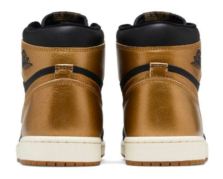 Nike Air Jordan 1 Retro High Og Black-Metallic Gold-Sail Sz 9 and 9.5 [DZ5485-071]