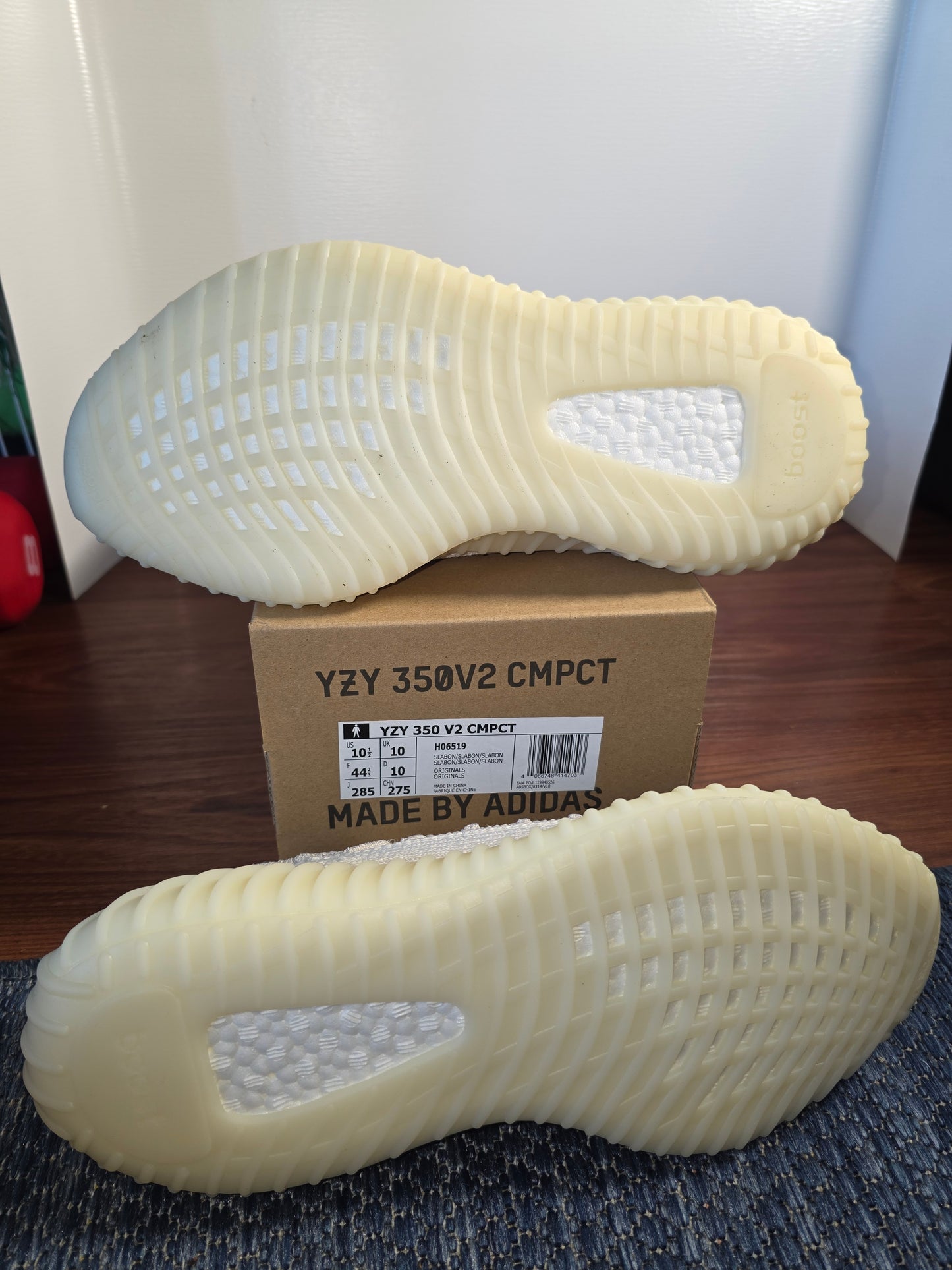 Yeezy 350V2 CMPCT (H06519) Slate Bone New with Box