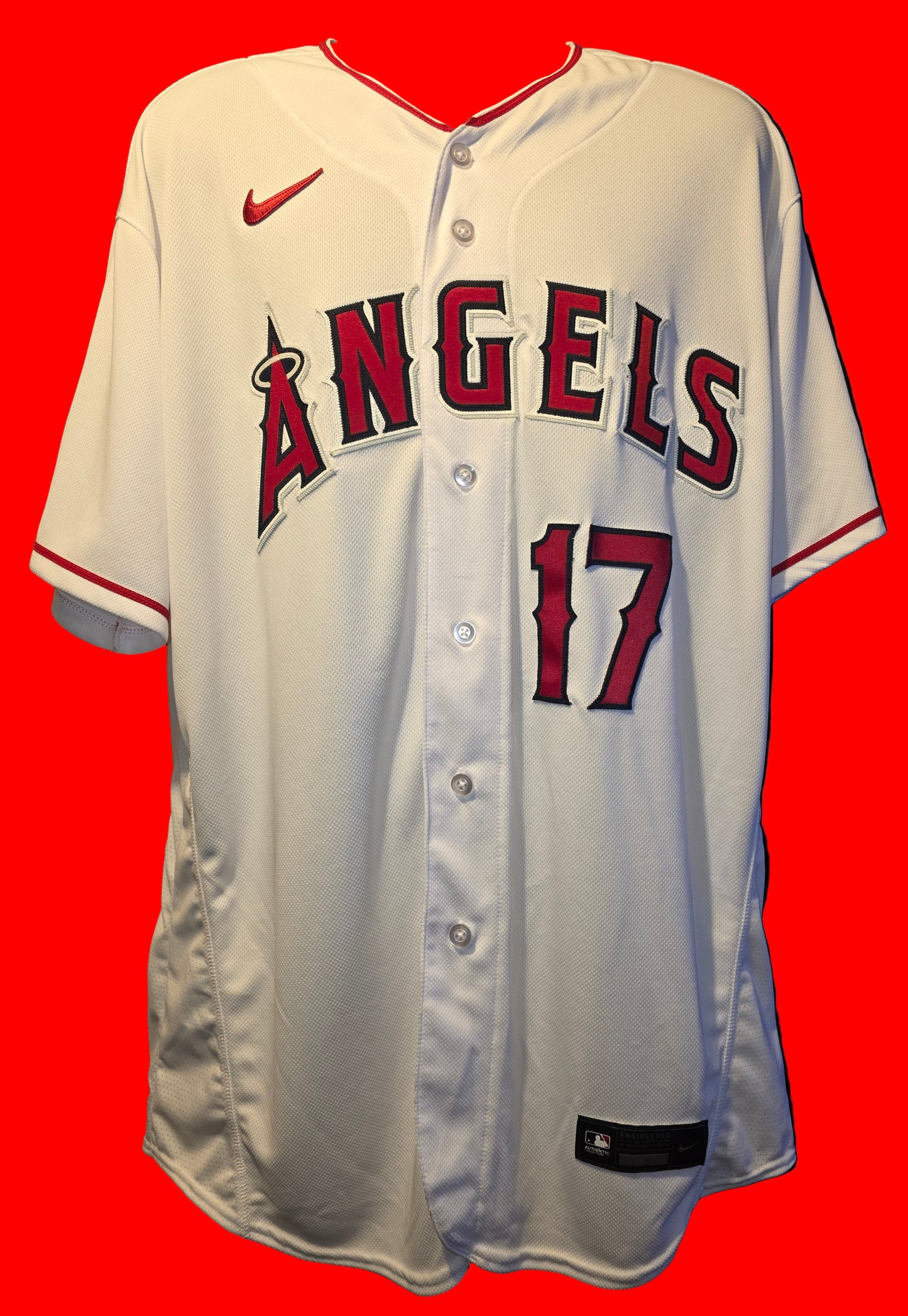 Nike Shohei Ohtani # 17 Los Angels Authentic (same as on field) Home Jersey  White Mens Size 52 (Retail 424.99)